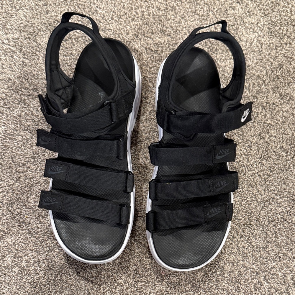 Nike Black Multi-Strap Sandals